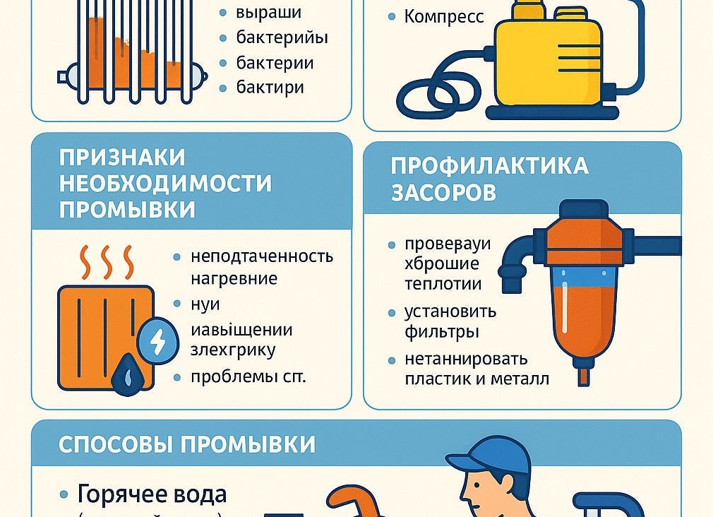 Профилактика систем водяного отопления в частном доме